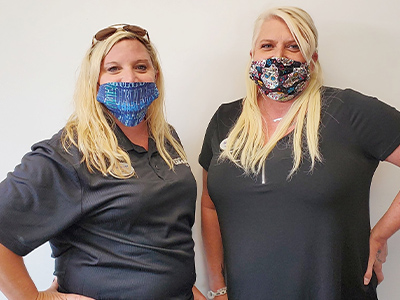 Char Green, General Manager at Car-Mart of Hixson, and Heather Horne, Manager at Car-Mart of Chattanooga